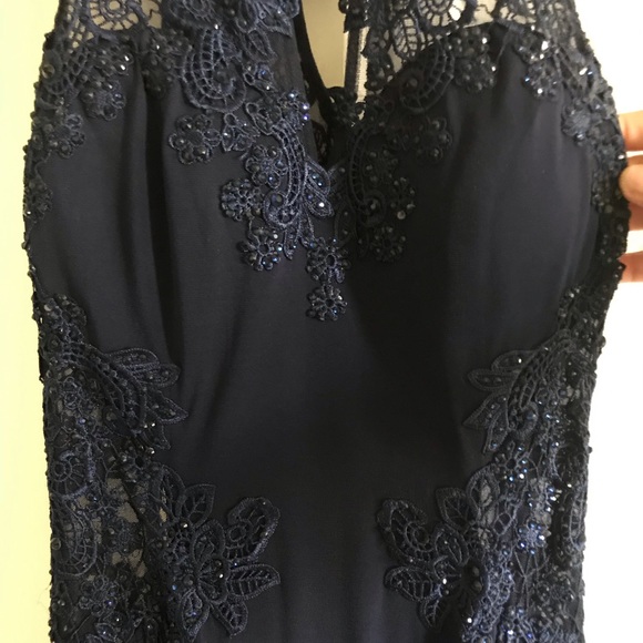 Navy blue prom dress - Picture 4 of 8